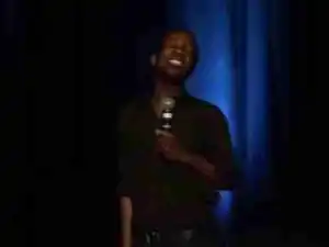 Video: David Kibuuka Jokes About Humpty Dumpty at The University of Pretoria Comedy Show